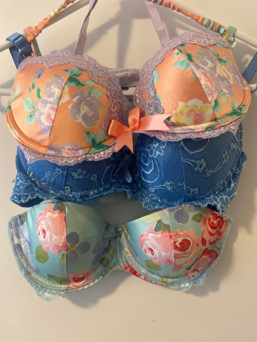 3 pushup bras 32b 34b 34b